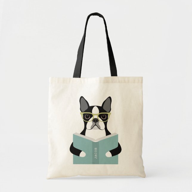 Sacs fourre-tout Chien Boston Terrier (Devant)