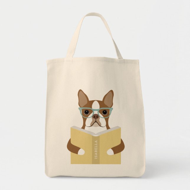 Sacs fourre-tout Chien Boston Terrier (Devant)