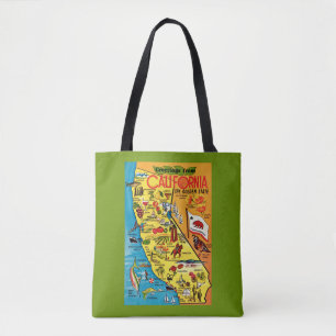 Sacs fourre-tout colorés de l'État de Californie