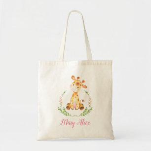 Sacs fourre-tout de Baby shower Giraffe (Personnal
