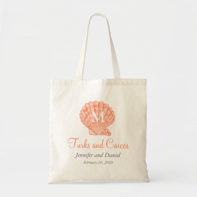 Sacs fourre-tout de corail à mariage de (Devant)