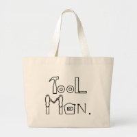 Sacs fourre-tout de dessin de l'homme d'outil