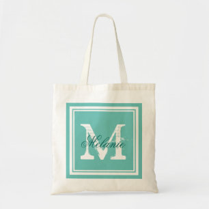 Sacs fourre-tout de mariage bleu turquoise
