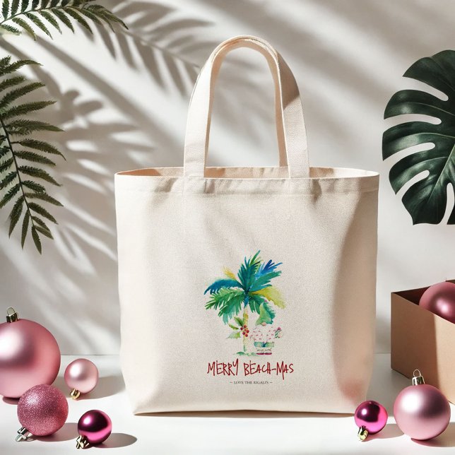 Sacs fourre-tout de Noël Design tropical unique (Créateur téléchargé)