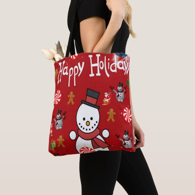 Sacs fourre-tout de Noël pour femmes, Joyeuses fêt (De près)