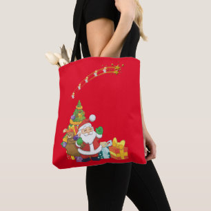 Sacs fourre-tout de Noël pour femmes, Père Noël