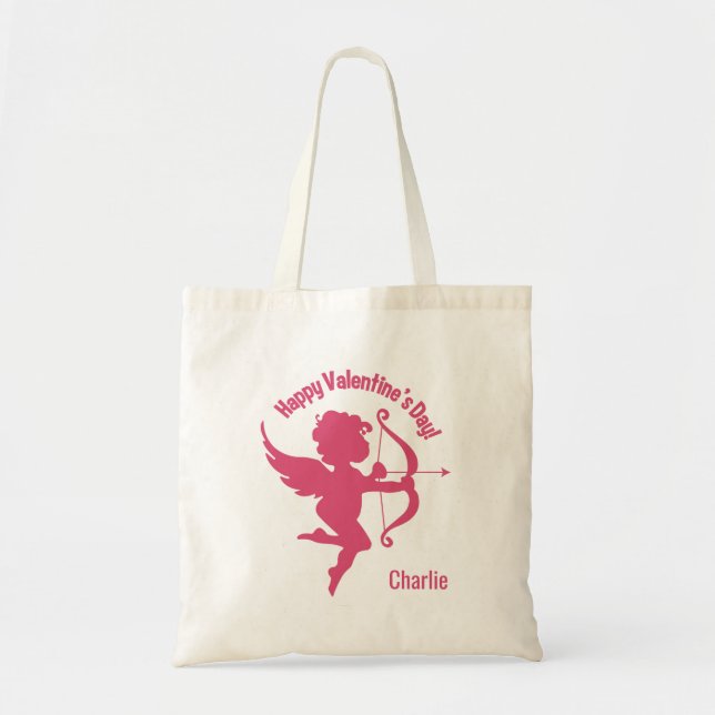 Sacs fourre-tout de nom Valentine Cupid en option (Devant)