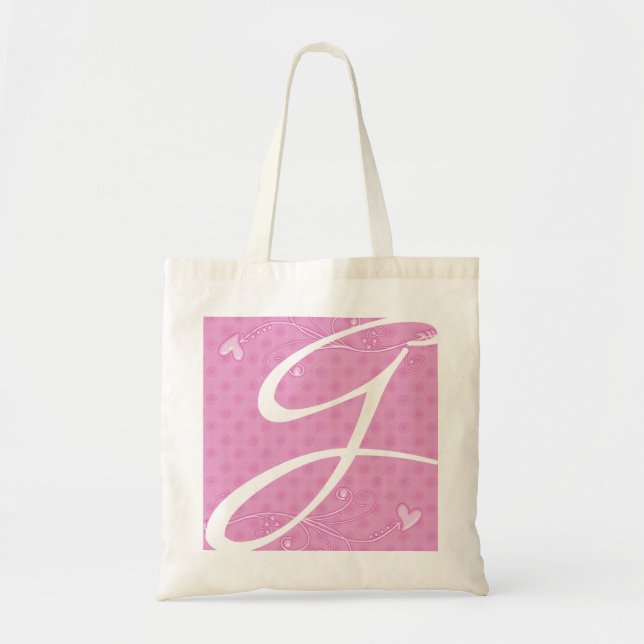 Sacs fourre-tout décorés d'un monogramme (Devant)