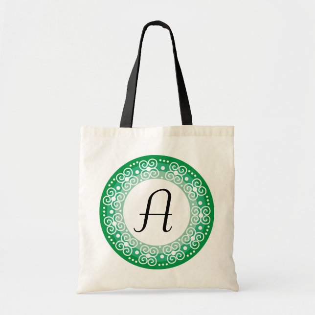 Sacs fourre-tout décorés d'un monogramme (Devant)