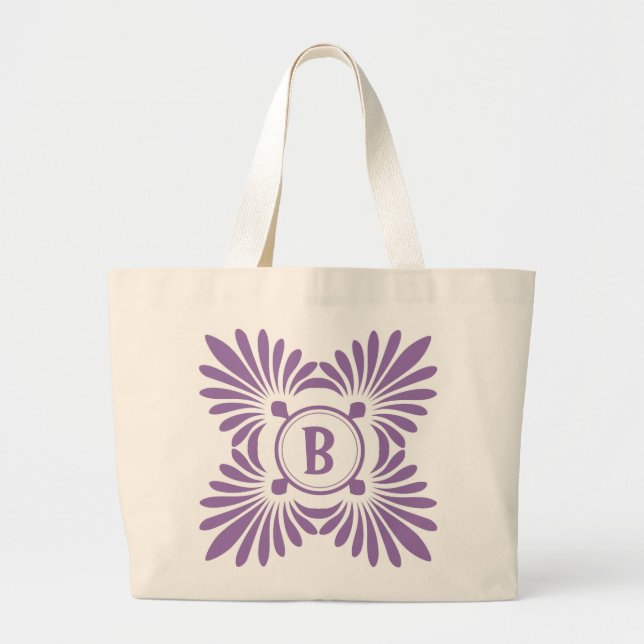 Sacs fourre-tout décorés d'un monogramme : Motif (Devant)