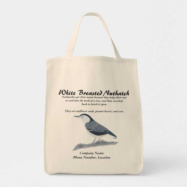 Sacs fourre-tout d'information sur les oiseaux de  (Devant)
