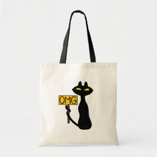 Sacs fourre-tout drôles "OMG" Bad Boogie -Le Chat-
