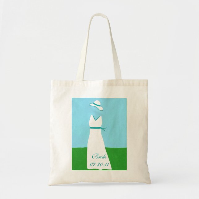 Sacs fourre-tout en toile de Mariage nuptiale (Devant)