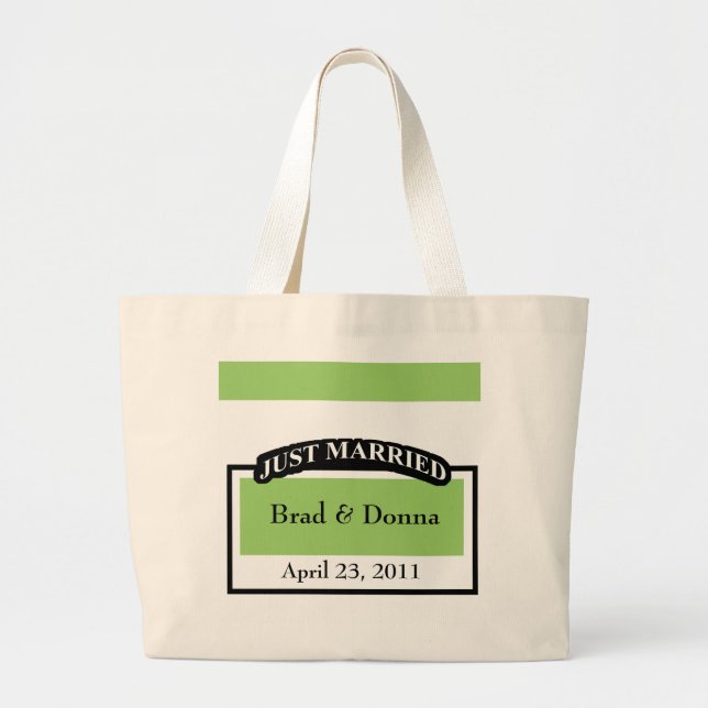 Sacs fourre-tout faits sur commande à mariage (Devant)
