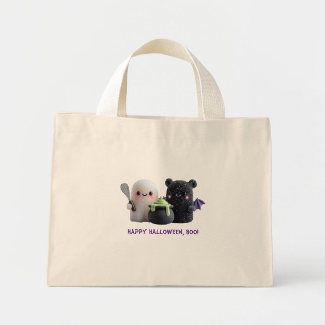 Sacs fourre-tout fantôme et ours mignons pour un j (Devant)