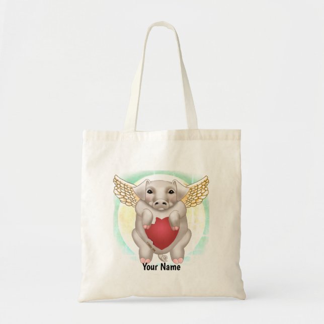 Sacs fourre-tout Flying Pig Love (Devant)