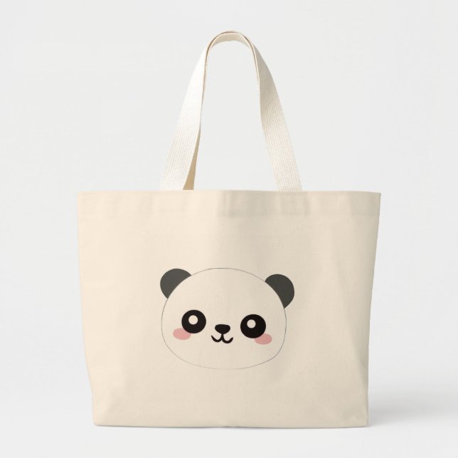 sacs fourre-tout mignons pandas (Devant)