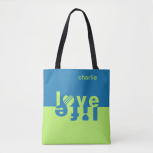 Sacs fourre-tout monogrammes personnalisés Love /