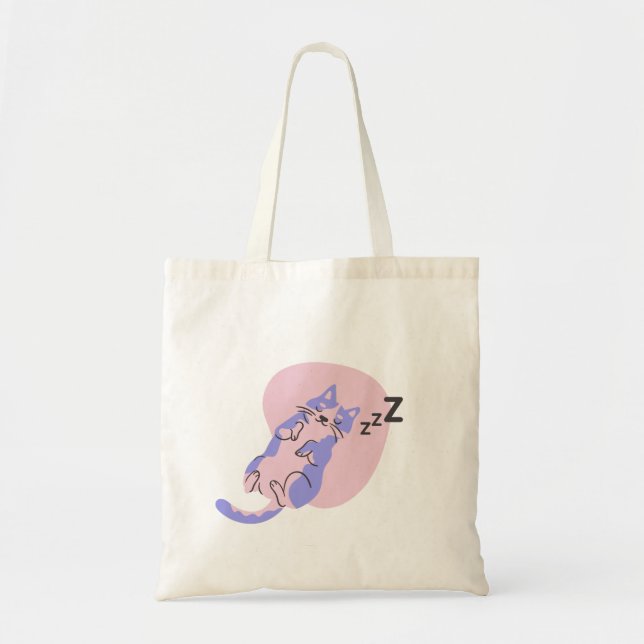 Sacs fourre-tout Motifs de chats couchés (Devant)