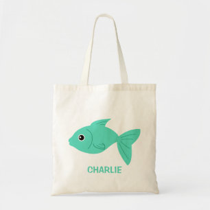Sacs fourre-tout personnalisés Cute Fish