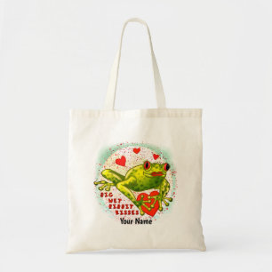 Sacs fourre-tout personnalisés Frog Kisses