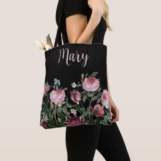 Sacs fourre-tout personnalisés - Modèle floral