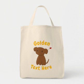 Sacs fourre-tout personnalisés pour chien Golden D