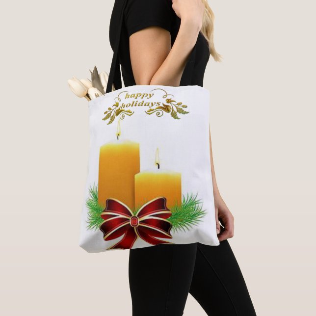 Sacs fourre-tout pour femmes de Noël, Joyeuses Fêt (De près)