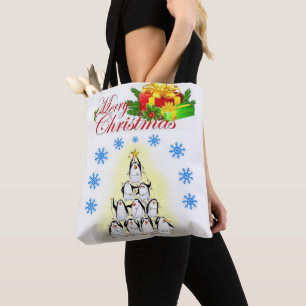 Sacs fourre-tout pour femmes de Noël, Penguin