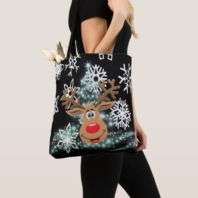 Sacs fourre-tout pour femmes de Noël, Reindeer (De près)