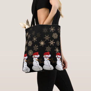 Sacs fourre-tout pour femmes de Noël, Snowman