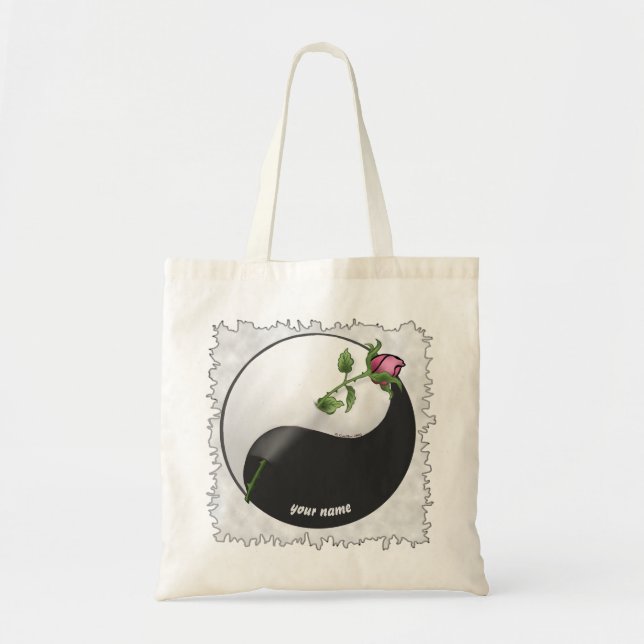 Sacs fourre-tout Rose Yin Yang (Devant)