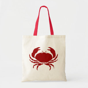 Sacs fourre-tout rouges à crabe