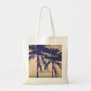 Sacs fourre-tout tropicaux à mariage de