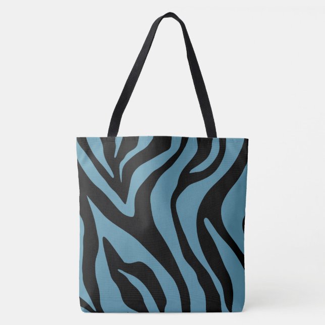Sacs fourre-tout turquoises de tigre (Devant)