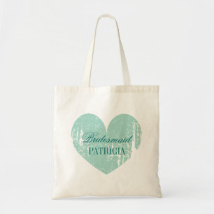 Sacs fourre-tout turquoises personnalisés
