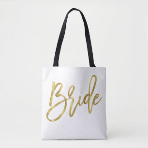 Sacs Mariages pour mariées blanc et or