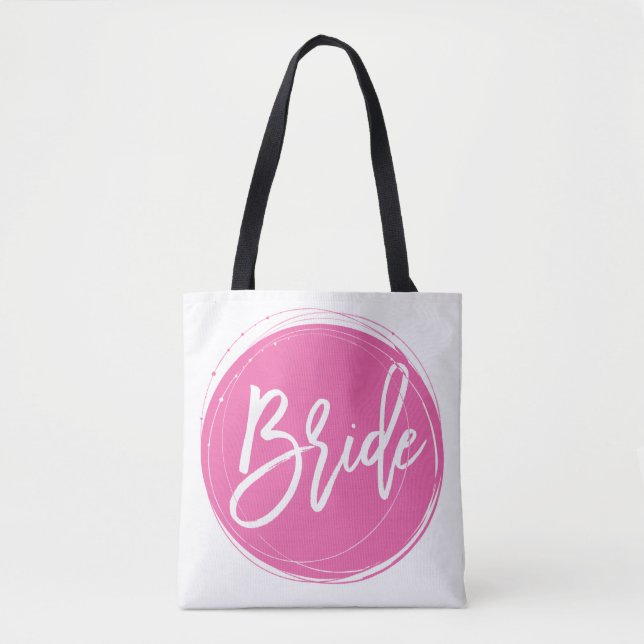 Sacs Mariages pour mariées blanches et roses (Devant)