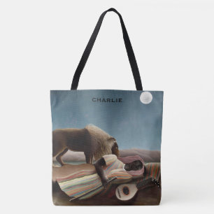 Sacs monogrammes personnalisés art "Tzigane endorm