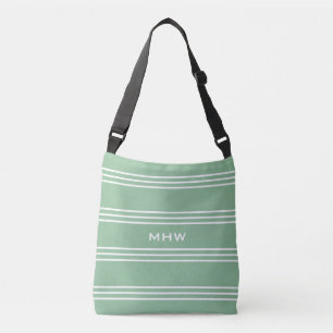 Sacs Moss Green monogramme personnalisé