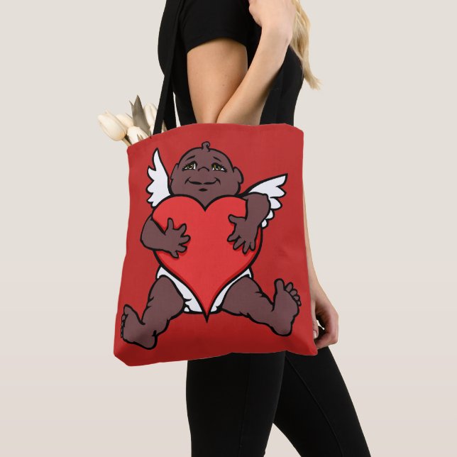 Sacs mous Sacs fourre-tout mous de Saint Valentin  (De près)