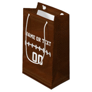 Sacs personnalisés de cadeau du football avec le