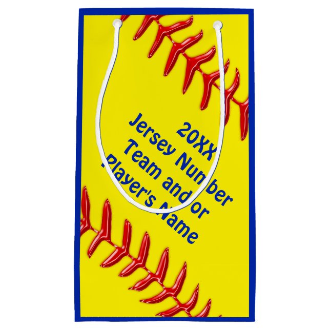 Sacs personnalisés de Goodie du base-ball dans 4 (Devant)