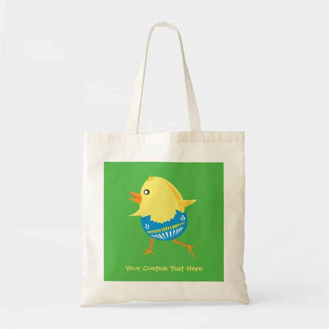 Sacs personnalisés de Pâques Chick (Devant)