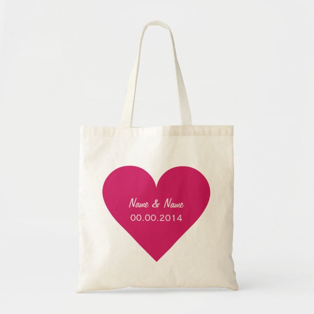 Sacs personnalisés Red Heart Valentine (Devant)