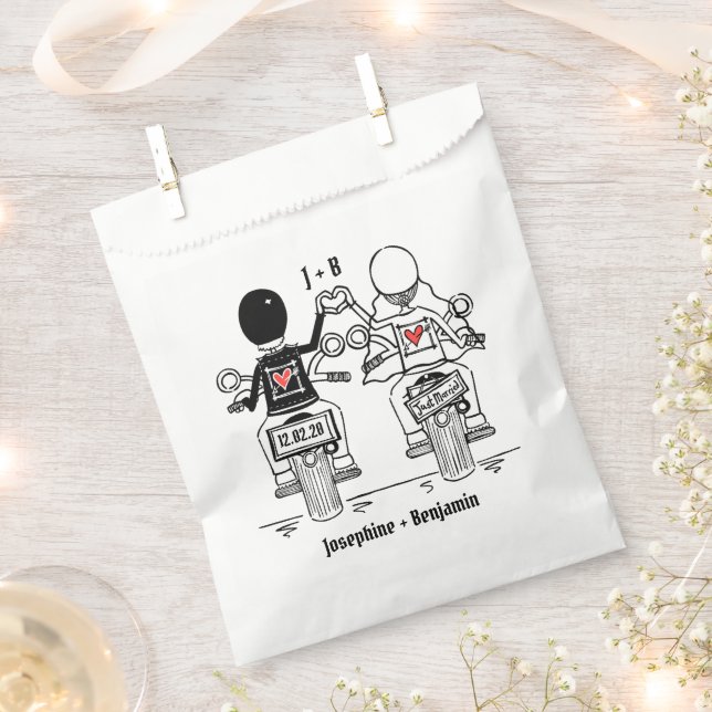 Sacs préférés pour mariage pour moto moto moto per (Coupé)