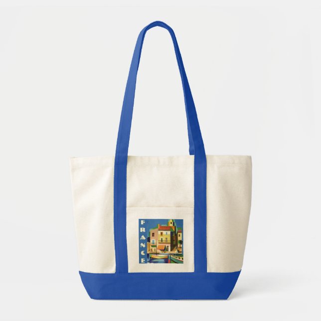 Sacs Vintage voyage FRANCE (Devant)
