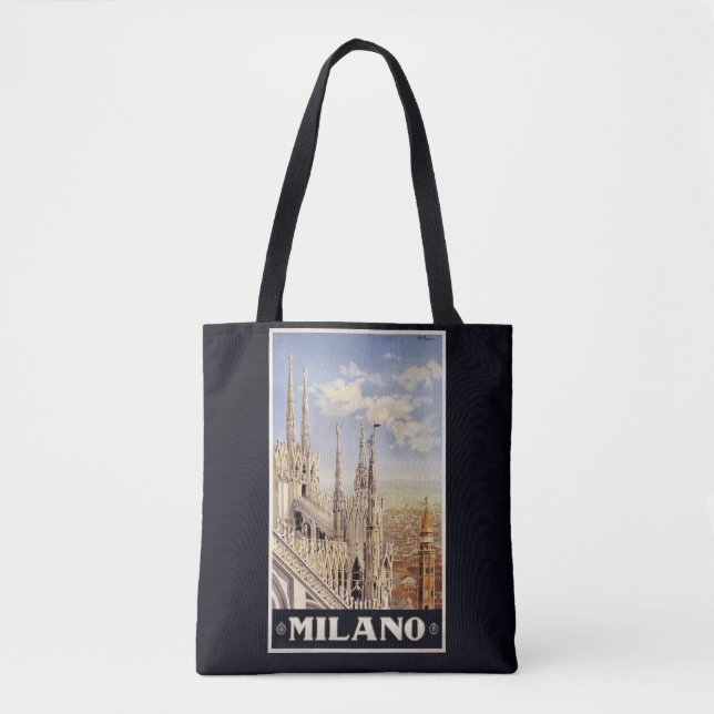 Sacs vintages de voyage de Milan Milan Italie (Devant)