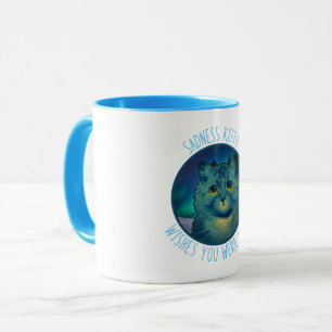 SAD KITTY CAT CAFÉ MUG