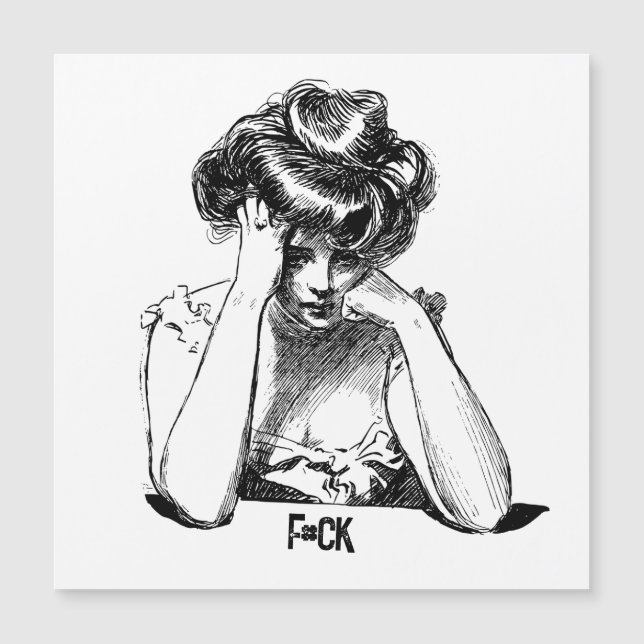 Sad Lady dit "f#ck" (Devant)